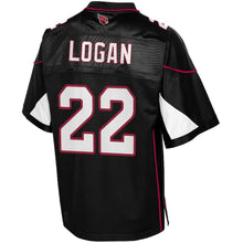 Load image into Gallery viewer, Youth Arizona Cardinals T.J. Logan NFL Pro Line Black Alternate Player Jersey