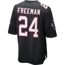 Load image into Gallery viewer, Youth Atlanta Falcons Devonta Freeman Nike Black Game Jersey