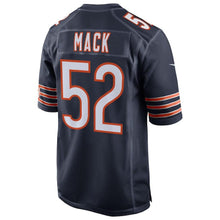 Load image into Gallery viewer, Youth Chicago Bears Khalil Mack Nike Navy Game Jersey