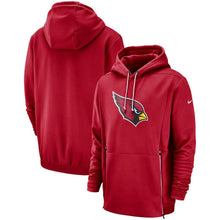 Load image into Gallery viewer, Men's Arizona Cardinals Nike Cardinal Sideline Performance Player Pullover Hoodie
