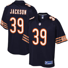 Load image into Gallery viewer, Youth Chicago Bears Eddie Jackson NFL Pro Line Navy Player Jersey