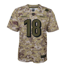 Load image into Gallery viewer, Youth Cincinnati Bengals A.J. Green Nike Camo Salute to Service Game Jersey