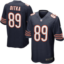 Load image into Gallery viewer, Nike Mike Ditka Chicago Bears Youth Retired Game Jersey - Navy Blue