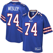 Load image into Gallery viewer, Youth Buffalo Bills De'Ondre Wesley NFL Pro Line Royal Team Color Player Jersey