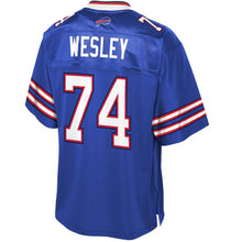 Load image into Gallery viewer, Youth Buffalo Bills De'Ondre Wesley NFL Pro Line Royal Team Color Player Jersey