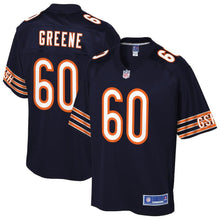 Load image into Gallery viewer, Youth Chicago Bears Brandon Greene NFL Pro Line Navy Player Jersey