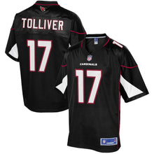 Load image into Gallery viewer, Youth Arizona Cardinals Jalen Tolliver NFL Pro Line Black Alternate Player Jersey