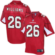 Load image into Gallery viewer, Youth Arizona Cardinals Brandon Williams Pro Line Cardinal Player Jersey