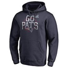 Load image into Gallery viewer, New England Patriots 2018 NFL Playoffs Bound Hometown Pullover Hoodie – Navy Super Bowl