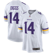 Load image into Gallery viewer, Stefon Diggs Minnesota Vikings Game Jersey - White 2018/2019
