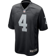 Load image into Gallery viewer, Oakland Raiders Derek Carr Black Jersey 2018 - 2019