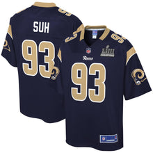 Load image into Gallery viewer, NDAMUKONG SUH LOS ANGELES RAMS SUPER BOWL NFL PLAYER JERSEY – NAVY