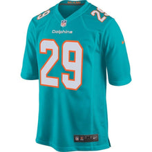 Load image into Gallery viewer, Minkah Fitzpatrick Miami Dolphins Draft First Round Pick Game Jersey – Aqua 2018/2019