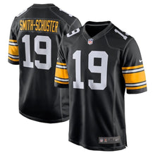 Load image into Gallery viewer, JuJu Smith-Schuster Pittsburgh Steelers Game Jersey - Black 2018/2019