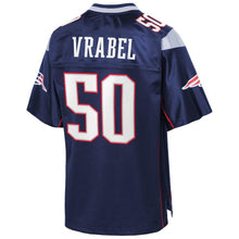 Load image into Gallery viewer, Mike Vrabel New England Patriots Pro Line Retired Player Jersey – Navy 2018/2019 Super Bowl