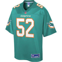 Load image into Gallery viewer, Raekwon McMillan Miami Dolphins Pro Line Team Player Jersey – Aqua 2018/2019