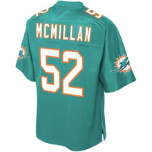 Load image into Gallery viewer, Raekwon McMillan Miami Dolphins Pro Line Team Player Jersey – Aqua 2018/2019