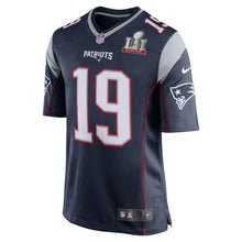 Load image into Gallery viewer, Malcolm Mitchell New England Patriots Navy Super Bowl LI Bound Game Jersey 2019