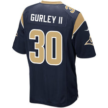 Load image into Gallery viewer, TODD GURLEY II LOS ANGELES RAMS SUPER BOWL YOUTH GAME JERSEY - NAVY 2018/2019